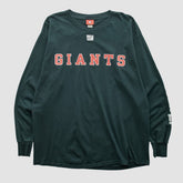 New York Giants NFL 2000s Long Sleeve T-shirt Black Vintage | Fanatics