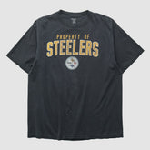 Pittsburgh Steelers Reebok 2000s T-shirt Black Vintage | Fanatics