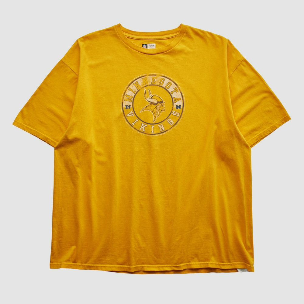 Minnesota Vikings NFL 2000s T-shirt Yellow Vintage | Fanatics