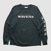 Baltimore Ravens Reebok 2000s Long Sleeve T-shirt Black Vintage | Fanatics