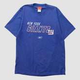 New York Giants Reebok 2000s T-shirt Blue Vintage | Fanatics