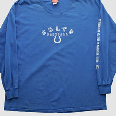 Indianapolis Colts NFL 2000s Long Sleeve T-shirt Blue Vintage | Fanatics