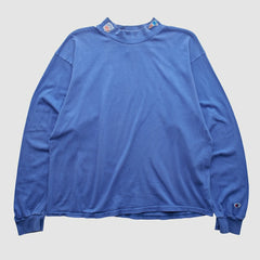 New England Patriots Champion 90s Long Sleeve T-shirt Blue Vintage | Fanatics