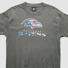 Baltimore Ravens NFL 2010s T-shirt Dark Heather Gray Vintage | Fanatics