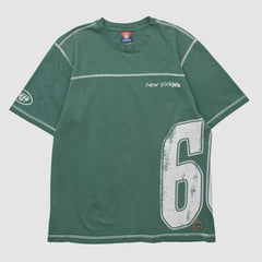 New York Jets Reebok 2000s T-shirt Green Vintage | Fanatics
