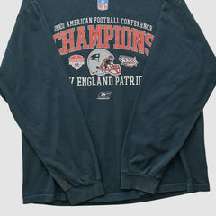 New England Patriots 2001 Long Sleeve T-shirt Black Vintage | Fanatics