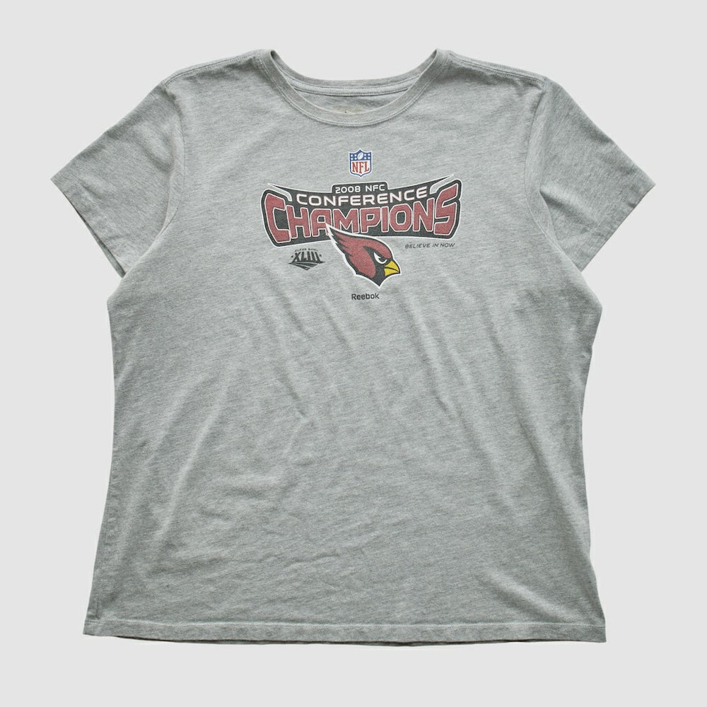 Arizona Cardinals Reebok 2008 T-shirt Heather Gray Vintage | Fanatics