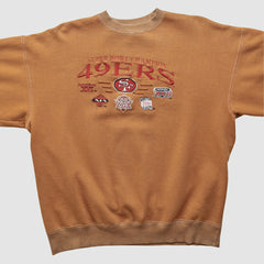 Super Bowl 90s Pullover Sweatshirt Tan Vintage | Fanatics