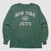New York Jets NFL 2000s Long Sleeve T-shirt Green Vintage | Fanatics