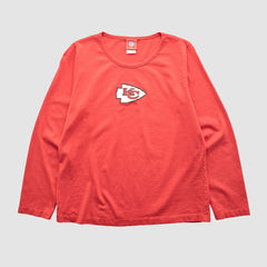 Kansas City Chiefs NFL 2000s Long Sleeve T-shirt Red Vintage | Fanatics