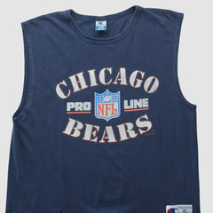 Chicago Bears Champion 90s Tank Navy Vintage | Fanatics