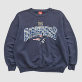 New England Patriots NFL 2003 Pullover Sweatshirt Navy Vintage | Fanatics