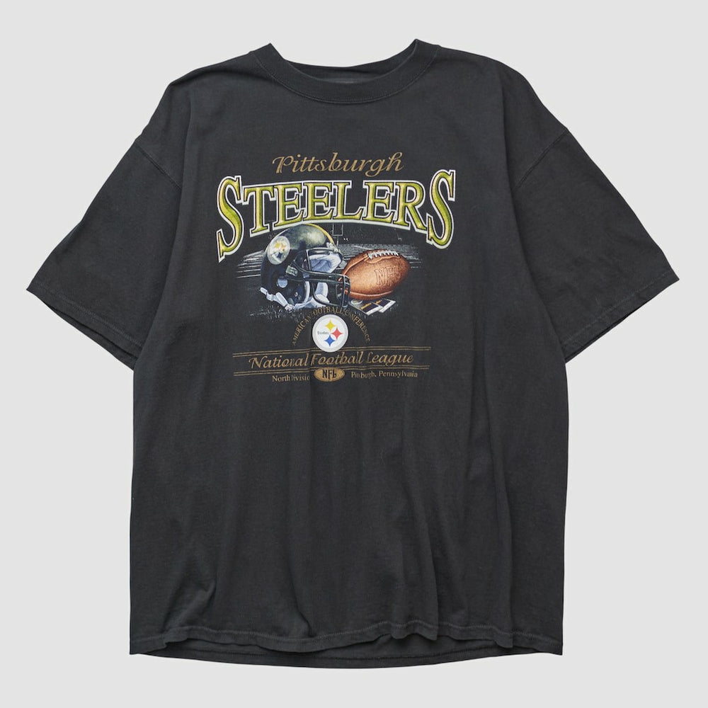 Pittsburgh Steelers NFL 2000s T-shirt Black Vintage | Fanatics