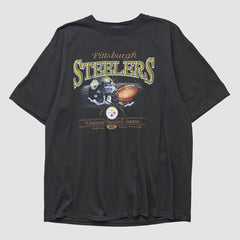 Pittsburgh Steelers NFL 2000s T-shirt Black Vintage | Fanatics