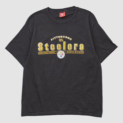 Pittsburgh Steelers NFL 2000s T-shirt Black Vintage | Fanatics