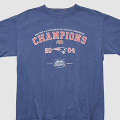 New England Patriots 2004 T-shirt Navy Vintage | Fanatics