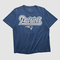 New England Patriots NFL 2000s T-shirt Navy Vintage | Fanatics