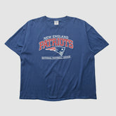 New England Patriots NFL 2000s T-shirt Navy Vintage | Fanatics