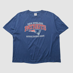 New England Patriots NFL 2000s T-shirt Navy Vintage | Fanatics