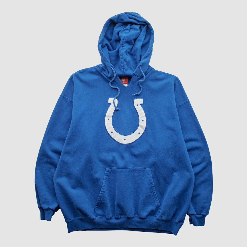 Indianapolis Colts NFL 2000s Hooded Pullover Sweatshirt Blue Vintage | Fanatics