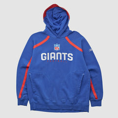 New York Giants Reebok 2000s Hooded Pullover Sweatshirt Blue Vintage | Fanatics