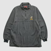 Minnesota Vikings NFL 2000s 1/4 Zip Sweatshirt Dark Heather Gray Vintage | Fanatics
