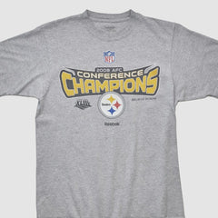 Conference Champions Reebok 2008 T-shirt Heather Gray Vintage | Fanatics