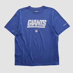 New York Giants Reebok 2000s T-shirt Blue Vintage | Fanatics