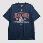 New England Patriots Reebok 2001 T-shirt Navy Vintage | Fanatics