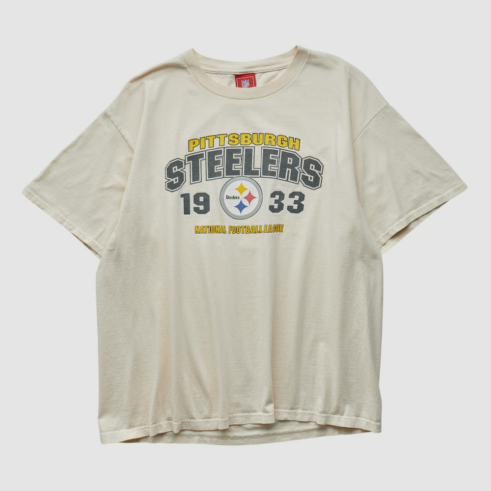 Pittsburgh Steelers NFL 2000s T-shirt Beige Vintage | Fanatics