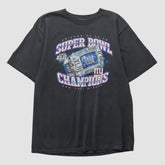 New York Giants Reebok 2008 T-shirt Black Vintage | Fanatics