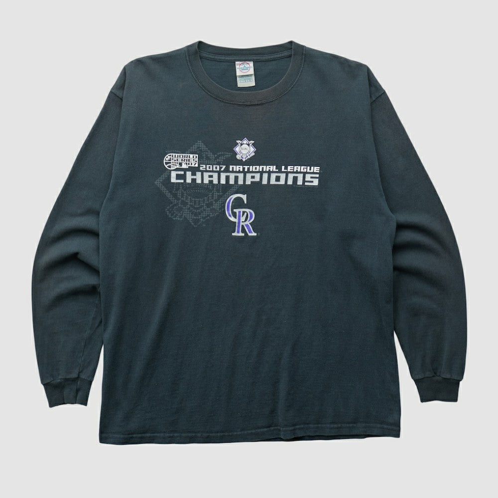 Colorado Rockies Delta 2007 Long Sleeve T-shirt - MLB