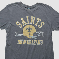 New Orleans Saints NFL 2010s T-shirt Gray Vintage | Fanatics