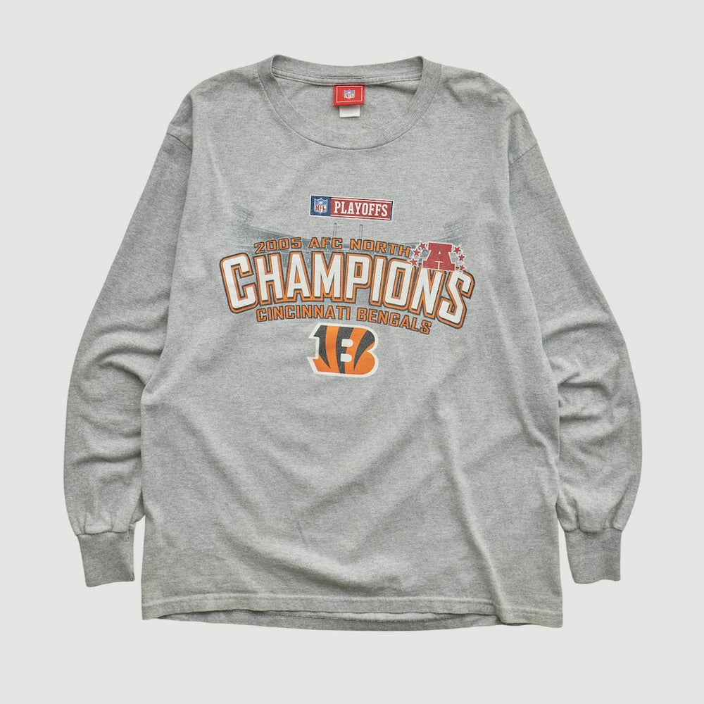 Cincinnati Bengals NFL 2005 Long Sleeve T-shirt Heather Gray Vintage | Fanatics