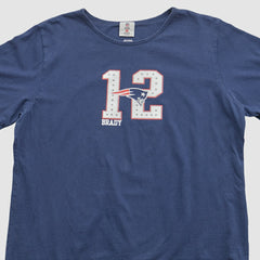 New England Patriots NFL 2000s T-shirt Navy Vintage | Fanatics