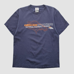 Denver Broncos NFL 2010s T-shirt Navy Vintage | Fanatics