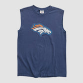 Denver Broncos NFL 2000s Tank Navy Vintage | Fanatics