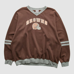 Cleveland Browns NFL 2000s Pullover Sweatshirt Brown Vintage | Fanatics