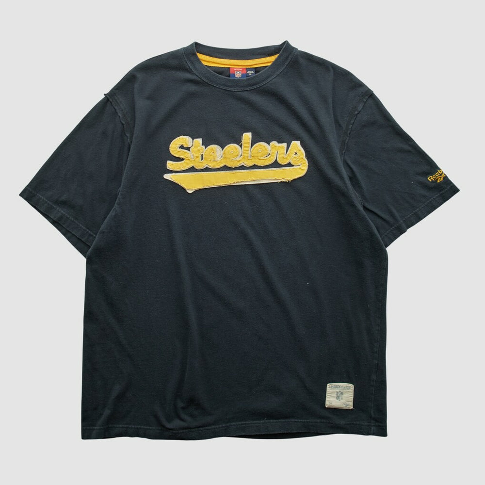 Pittsburgh Steelers Reebok 2000s T-shirt Black Vintage | Fanatics