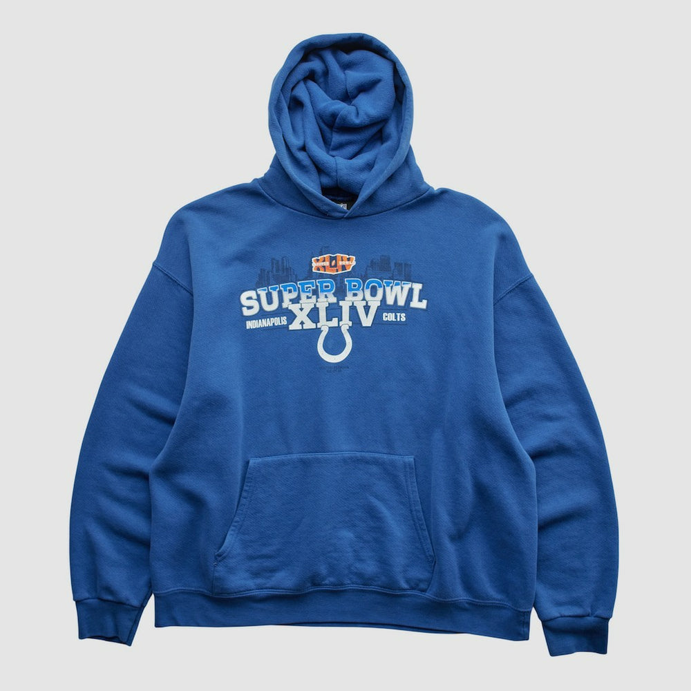 Indianapolis Colts NFL 2010 Hooded Pullover Sweatshirt Blue Vintage | Fanatics