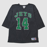 New York Jets Chalk Line 90s T-shirt Black Vintage | Fanatics