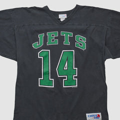 New York Jets Chalk Line 90s T-shirt Black Vintage | Fanatics