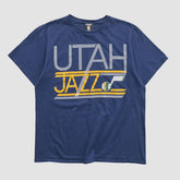 Utah Jazz UNK 2010s T-shirt Navy Vintage - NBA