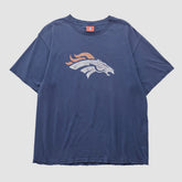 Denver Broncos NFL 2000s T-shirt Navy Vintage | Fanatics