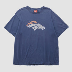 Denver Broncos NFL 2000s T-shirt Navy Vintage | Fanatics