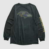 Baltimore Ravens NFL 2000s Long Sleeve T-shirt Black Vintage | Fanatics