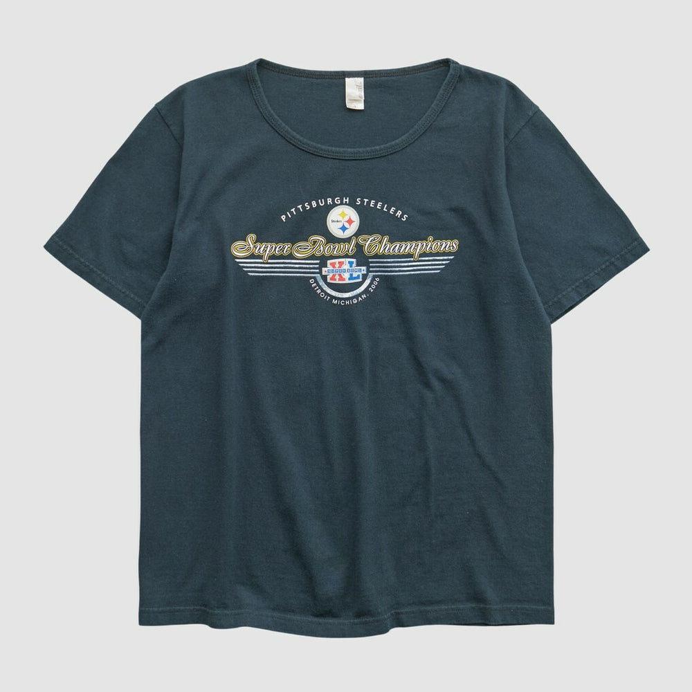 Pittsburgh Steelers Anvil 2006 T-shirt Navy Vintage | Fanatics