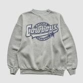 Dallas Cowboys Logo 7 90s Pullover Sweatshirt Heather Gray Vintage | Fanatics