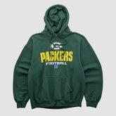 Green Bay Packers NFL 2000s Hooded Pullover Sweatshirt Green Vintage | Fanatics
