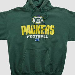 Green Bay Packers NFL 2000s Hooded Pullover Sweatshirt Green Vintage | Fanatics